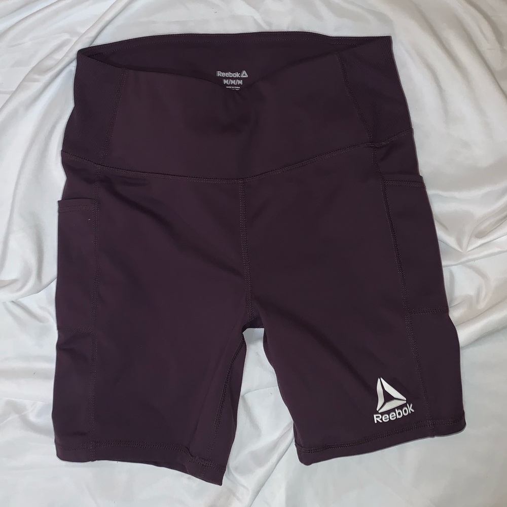 Reebok Purple Biker Shorts